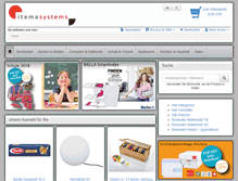 Tablet Screenshot of itemashop.ch
